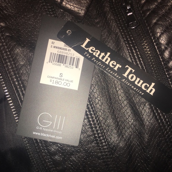 ✨NWT Black Rivet faux leather jacket✨ - Picture 7 of 7